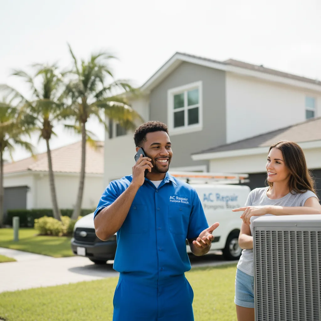 AC Repair Pompano Beach customer support in Winnie